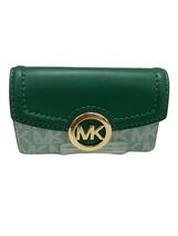 MICHAEL KORS◆キーケース/レザー/GRN/総柄/レディース/35S0GFTP5B_画像1