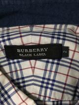 BURBERRY BLACK LABEL◆7分袖シャツ/2/コットン/CRM/チェック/D1M18-717-02_画像3