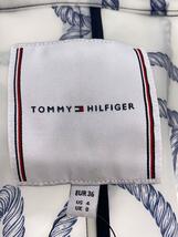 TOMMY HILFIGER◆トレンチコート/-/-/WHT/総柄/WW0WW27754/ポリウレタン/レインコート/お汚れ有_画像3