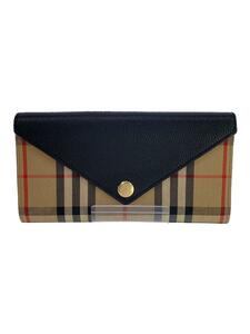 BURBERRY◆長財布/-/CML/チェック/レディース