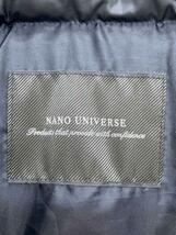 nano universe◆ダウンジャケット/M/ポリエステル/GRY/無地_画像3