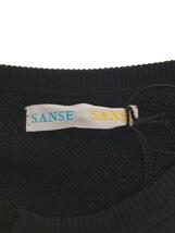 SANSE SANSE/スウェット/M/コットン/BLK/無地/sssw10013a_画像3