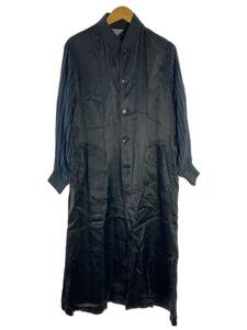 GOOD DESIGN SHOP COMME des GARCONS◆コート/S/ポリエステル/NVY/ストライプ/IH-C001