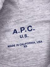 A.P.C.◆アーペーセー U.S./U.S.フーディパーカー/XSサイズ/コットン/グレー/4114313_画像3