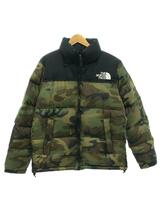 THE NORTH FACE◆ダウンジャケット/M/ナイロン/KHK/カモフラ/ND92235_画像1