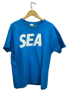 WIND AND SEA◆Tシャツ/L/コットン/BLU/無地/WDS-CS-05