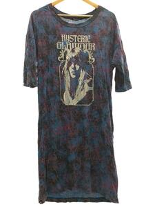 HYSTERIC GLAMOUR◆半袖ワンピース/FREE/-/BLU