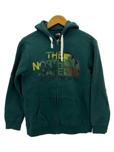 THE NORTH FACE◆ジップパーカー/M/コットン/GRN/NT61502X