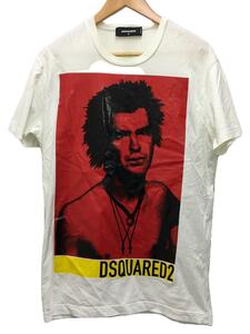 DSQUARED2◆Tシャツ/M/コットン/WHT/プリント/S74GD0480/半袖シャツ