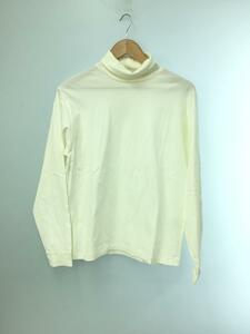 UNITED ARROWS green label relaxing◆カットソー/S/コットン/WHT/無地/タートルネック