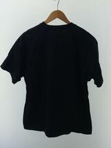 Carhartt◆S/S AMERICAN SCRIPT T-SHIRT/Tシャツ/L/コットン/ブラック/無地_画像3