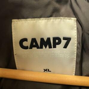 CAMP7◆ダウンジャケット/XL/ナイロン/BLKの画像3