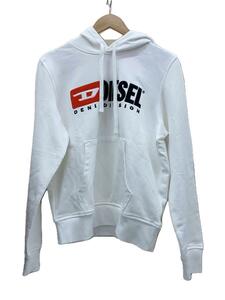 DIESEL◆パーカー/M/コットン/WHT