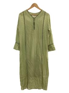 TODAYFUL◆長袖ワンピース/36/レーヨン/GRN/12010302/Embroidery Voile Dress