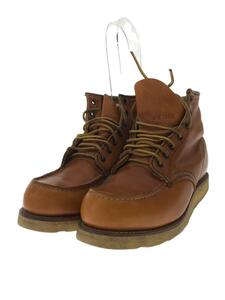 RED WING◆90s/90年代/モックトゥ/ブーツ/US7.5/widthE/BRW/レザー/875