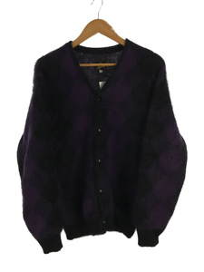 Needles◆カーディガン(厚手)/S/モヘア/PUP/JO257/21AW/Mohair Cardigan-Diamond