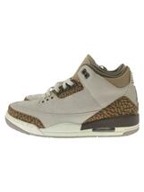 NIKE◆AIR JORDAN 3/ハイカットスニーカー/25.5cm/BEG/レザー/CT8532-102_画像1