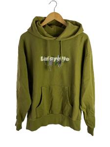 Lafayette◆LOGO US PIGMENT DYED HOODIE/パーカー/M/コットン/KHK/無地/LE2035