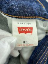 Levi’s◆ボトム/28/コットン/インディゴ/無地/W504-00_画像5