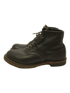 RED WING◆レースアップブーツ・ベックマンラウンド/26cm/BLK