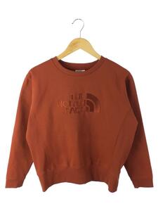 THE NORTH FACE◆HEATHER SWEAT CREW_ヘザースウェットクルー/M/コットン/BRW