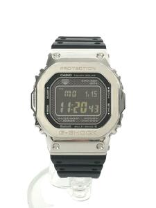 CASIO◆FULLMETAL/ソーラー腕時計/デジタル/ラバー/BLK/BLK/GMW-B5000