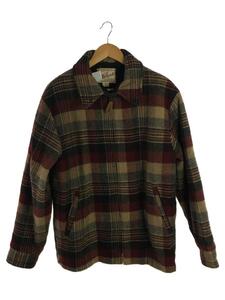 Woolrich◆ジャケット/M/ウール/RED/チェック/16212