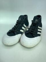 adidas◆ハイカットスニーカー/26.5cm/BLK/キャンバス/F37703_画像2