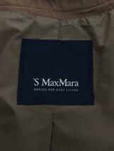 S Max Mara◆コート/42/リネン/BRW/90810481_画像3