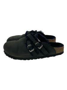 BIRKENSTOCK◆BLAIR SHEARLING/サンダル/24cm/BLK/汚れ