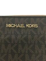 MICHAEL KORS◆2つ折り財布/PVC/BRW/総柄/メンズ_画像3