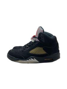 NIKE◆AIR JORDAN 5 RETRO OG/エアジョーダンレトロ/ブラック/845035-003/27cm/BLK