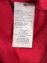 Maison Martin Margiela◆Tシャツ/46/コットン/RED/S30GC0504_画像4