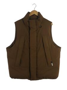 DAIWA*DAIWA PIER39/GORE-TEX/ down vest /L/ nylon / Brown / plain /BW-1802