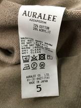 AURALEE◆SUPER MILLED SWEAT/スウェット/5/コットン/BEG/A20AP025M_画像4