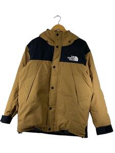 THE NORTH FACE◆MOUNTAIN DOWN JACKET_マウンテンダウンジャケット/L/ゴアテックス/BEG/無地