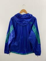 THE NORTH FACE◆BRIGHT SIDE ANORAK_ブライトサイドアノラック/XL/ナイロン/BLU/無地_画像2