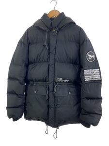 FORSOMEONE◆CLIMBER DOWN JACKET/ダウンジャケット/48/ナイロン/BLK/78000135