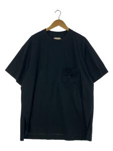 Y-3◆Tシャツ/M/コットン/BLK/クラシック ペーパー ジャージー ポケットTシャツ