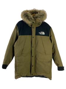 THE NORTH FACE◆MOUNTAIN DOWN COAT_マウンテンダウンコート/M/ナイロン/KHK