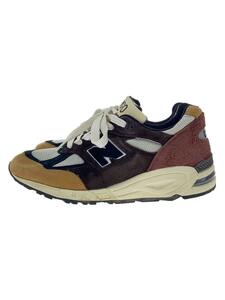 NEW BALANCE◆ローカットスニーカー/26.5cm/BRW/スウェード/M990BB2