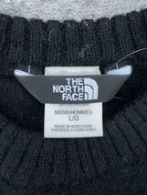 THE NORTH FACE◆セーター(厚手)/L/ウール/BLK/無地_画像3