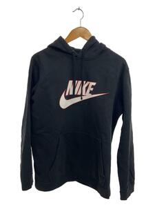 NIKE◆パーカー/L/コットン/BLK