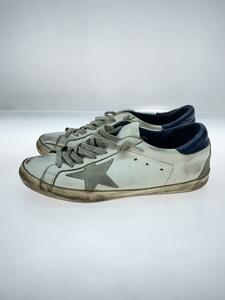 GOLDEN GOOSE◆ローカットスニーカー/SUPERSTAR/USED加工/40/WHT/レザー