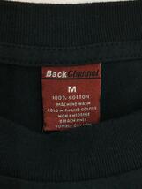 Back Channel◆Tシャツ/M/コットン/BLK_画像3