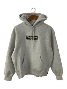 Supreme◆23AW/Box Logo Hooded Sweatshirt Ash Grey/パーカー/S/コットン/グレー