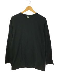 RELIVE◆長袖Tシャツ/L/コットン/BLK