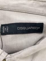 DSQUARED2◆長袖シャツ/50/コットン/GRY/無地/S74DL0386/ウェスタンシャツ_画像3