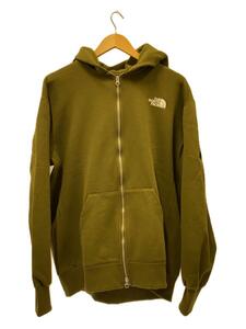 THE NORTH FACE◆SQUARE LOGO FULLZIP_/ジップパーカー/XL/コットン/カーキ/NT62132