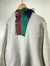 kolor◆パーカー/3/コットン/WHT/23WCM-T07206/切替コットンHoodie/フード_画像8